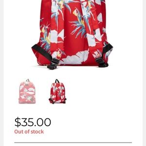 Racing Red Arachnofloria Vans Backpack